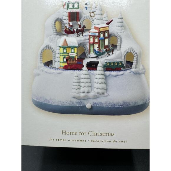 Rare Hallmark Ornament 2008 HOME FOR CHRISTMAS MAGIC Light Sound Motion NEW! 23D - Picture 2 of 8